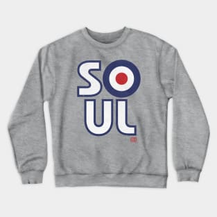 Mod Soul 60s Pop Art Target Crewneck Sweatshirt